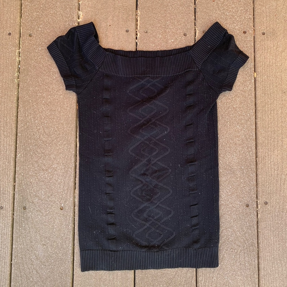 Black Bodycon Top